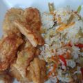 El cooksnap de ME R cuando hizo Tempura de peixe (merluza frita).
