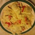 El cooksnap de Esteban Funkmasta cuando hizo Ravioles con jamón y crema de leche.