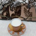 کوک اسنپ Mahsa Aras بعد از امتحان کردن شیر گلاب شیرین گرم.