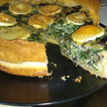 El cooksnap de Iván cuando hizo Quiche de espinacas, calabacín y queso de cabra 🍃🧀.