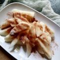 Cooksnap Cempaka Putih semasa beliau membuat Pear Asam Boi.