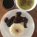 Cooksnap Audrey J semasa beliau membuat Nasi Ayam Mantul.