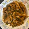El cooksnap de Jennifer Carcedo del Olmo cuando hizo Tiras de pollo con salsa agridulce.
