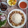 کوک اسنپ Azam بعد از امتحان کردن زرشک پلو با مرغ ریش ریش.