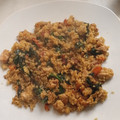 El cooksnap de Lola cuando hizo Quinoa con pavo y espinacas.
