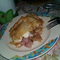 El cooksnap de Agustina cuando hizo Tarta de atún con huevo, jamón, queso y cebolla.