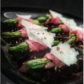 El cooksnap de Sandra_M cuando hizo Saquitos de carpaccio y espárragos verdes.