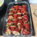 El cooksnap de Ana Mochilera cuando hizo Pebrots farcits de carn.