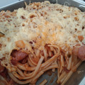 El cooksnap de Sandra cuando hizo Spaghetti con pisto y salchichas tipo criollo.