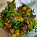Bernadett Cooksnap-ja, amikor elkészítette a(z) Mangós-avokádós saláta quinoa-val receptet.