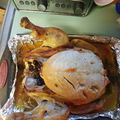 El cooksnap de Gustavo Marroquin cuando hizo Pollo entero al horno.