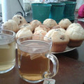 El cooksnap de Lu Silveira cuando hizo Muffins con pasas de uvas.
