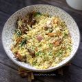 Cooksnap Salina Jalaludin semasa beliau membuat Nasi Goreng Ikan Goreng.