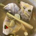 Cooksnap Mimi Syakirah semasa beliau membuat Siakap Stim Limau ala thai.