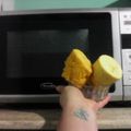 El cooksnap de Andrea Garrido cuando hizo Bizcochuelo de taza para la merienda del colegio.