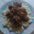 El cooksnap de Victor Arias cuando hizo Riñones al vino blanco con arroz y cebolla acaramelada.