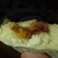 Cooksnap dari Evalia Noormarch untuk resep Roti pandan kukus isi kurma