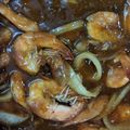 Cooksnap Nana Isya semasa beliau membuat 🇨🇳 Udang Kam Heong.