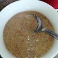 El cooksnap de Giselle Osejo cuando hizo Licuado de manzana, avena chía y linaza.