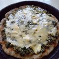 El cooksnap de Cecilia Maidana cuando hizo Masa para pizza con harina integral.