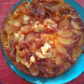 El cooksnap de Virginia Rial cuando hizo Torta de manzanas invertida😋.