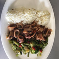 El cooksnap de malopezve cuando hizo Calamares con arroz y verduras salteadas.