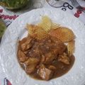 El cooksnap de hector arias cuando hizo Pollo con salsa de naranja y soja.