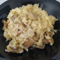 El cooksnap de Toñi cuando hizo Risotto de champiñones.
