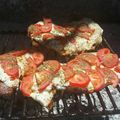 El cooksnap de Tabaré Reccioppe cuando hizo Matambre a la Pizza, a la parrilla.