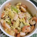 Alin 的 絲瓜蝦仁炒蛋 cooksnap