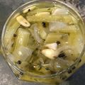 El cooksnap de Diego Sylvester cuando hizo Pencas de acelga en escabeche.