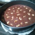 El cooksnap de Sofia Amirdach cuando hizo Brownie de calabacín.