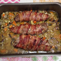 El cooksnap de Ana Barco cuando hizo Solomillo al horno envuelto en Bacon.