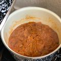 El cooksnap de Karen☀️ cuando hizo Chicharrón en salsa roja.