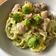 il Flavia Giordano quando ha preparato Linguine con coda di rospo e crema di broccolo romanesco