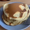 El cooksnap de Nadine Cruz cuando hizo Pancakes o Tortitas Americanas.
