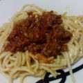 El cooksnap de Rosa Maria Blanco Martinez cuando hizo Espaguetti a la bolognesa.