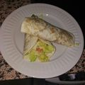 El cooksnap de Esther Sillero cuando hizo Wrap de salmón ahumado al aroma del eneldo.
