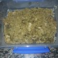 El cooksnap de Nicolas Torres cuando hizo Arroz integral con carne fit.
