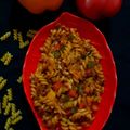 Hiral Dholakia's cooksnap of when they made ચાઈનીઝ પાસ્તા.