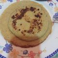 El cooksnap de Abadis Mieles cuando hizo Pancakes de avena.