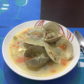 El cooksnap de Jesus Alberto Campos cuando hizo Sopa de fideos con almejas.