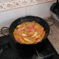 El cooksnap de Antonio cuando hizo Fideuà de calamares y cigalas.