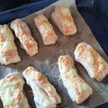 Agnes Lencses Cooksnap-ja, amikor elkészítette a(z) Leveles sajtos rúd receptet.
