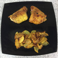 El cooksnap de Alicita cuando hizo Pollo y nabos asados a la cúrcuma.