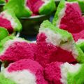Cooksnap dari Reiska Oktaviani untuk resep Bolu kukus semangka mekar