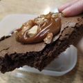 El cooksnap de Rodrigo Patron cuando hizo Brownie Copacabana.