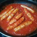El cooksnap de Sara PA cuando hizo Salchichas con tomate.