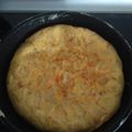 El cooksnap de África cuando hizo Tortilla de patatas y cebolla.