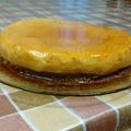 El cooksnap de Verónica cuando hizo Chocoflan o pastel imposible.